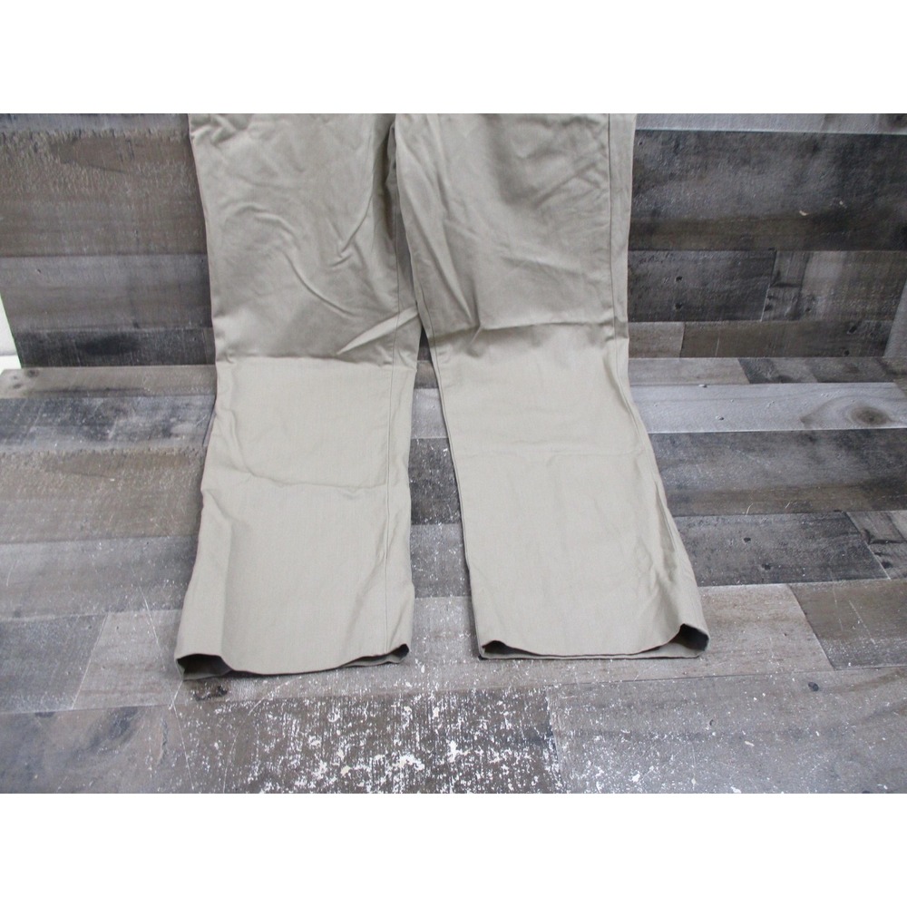 Brooks Brothers Pants 32x32 Beige Wool Viscose Acetate Flat Front Straight Leg - Picture 5 of 16